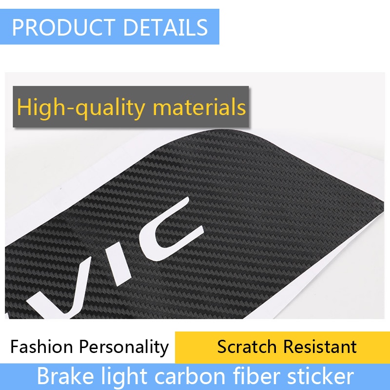 Miếng Dán Trang Trí Đèn Phanh Xe Ô Tô Honda Civic Fd / Fb / Fc 2016-2021