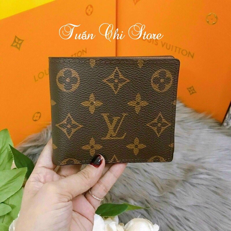 Ví Nam LV 𝑭𝑼𝑳𝑳𝑩𝑶𝑿 Ví Da Nam Dáng Ngang Siêu Đẹp Tặng Kèm Hộp Nam Châm Hãng Sang Trọng, Hàng Loại 1 Ảnh Thật