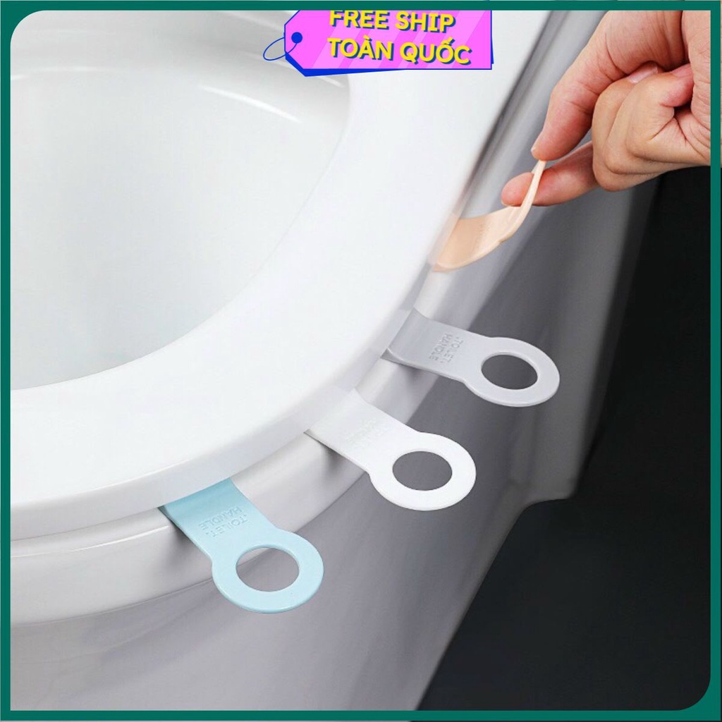 PVN18746 Combo 2 Dây Silicon Mở Nâng Đóng Nắp Bồn Cầu Giữ Vệ Sinh Tay Siêu Tiện Lợi T2 .