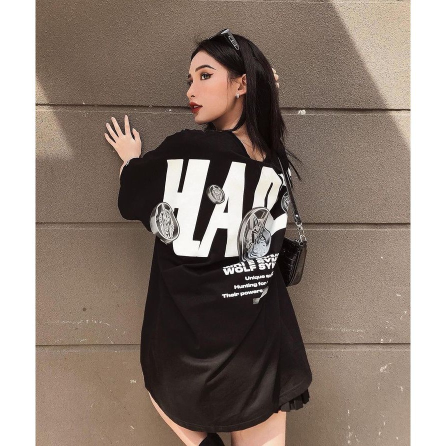 𝙁𝙍𝙀𝙀𝙎𝙃𝙄𝙋 Áo thun Hades Wolf Symbol Tee, áo phông 𝐔𝐍𝐈𝐒𝐄𝐗 form rộng tay lỡ chất cotton