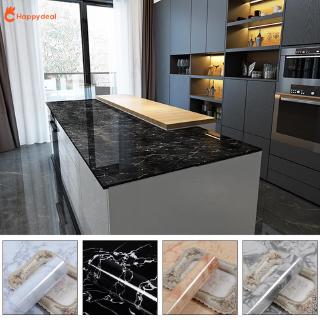 Cuộn giấy dán tường/ sàn nhà giả gạch hình vân đá cẩm thạch DIY 60x300cm