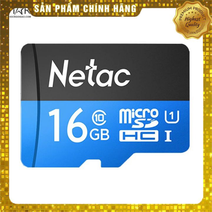 [HÀNG CHÍNH HÃNG] Thẻ nhớ - Micro SD  16G Netac  Chính hãng Class 10 | BigBuy360 - bigbuy360.vn