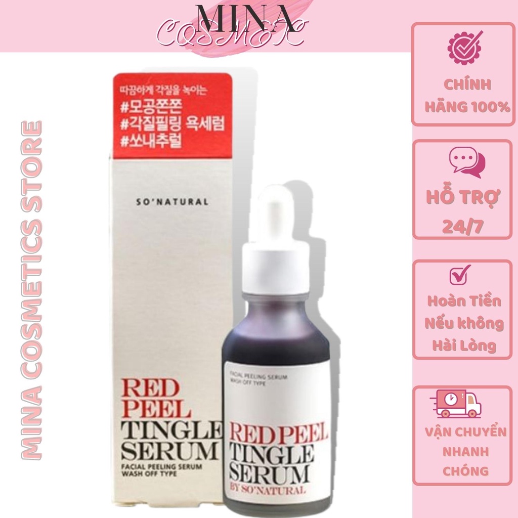 Tinh chất [Trắng da 100%-Hàng A.uth] Tinh chất  Red Peel Tingle Serum 35ml