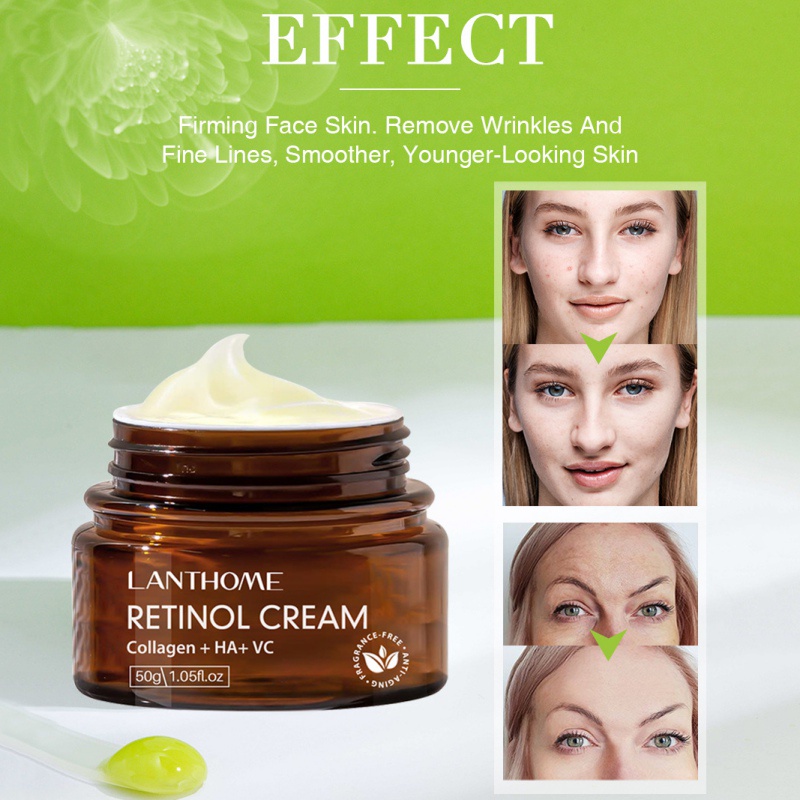 Kem Retinol 50ml Giúp Dưỡng Ẩm Làm Trắng Da Xóa Nếp Nhăn Hiệu Quả