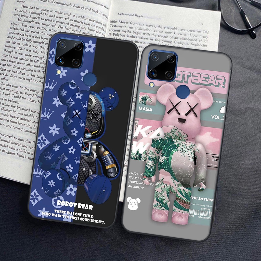 Ốp lưng Realme C15 in hình Gấu Be@rick - sang sịn , RẺ - BỀN - ĐẸP