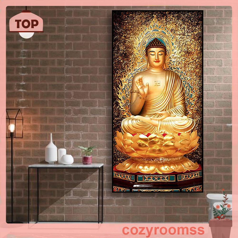 Tranh Đính Đá Kim Cương Toàn Bộ 5D DIY Hình Vẽ Phật