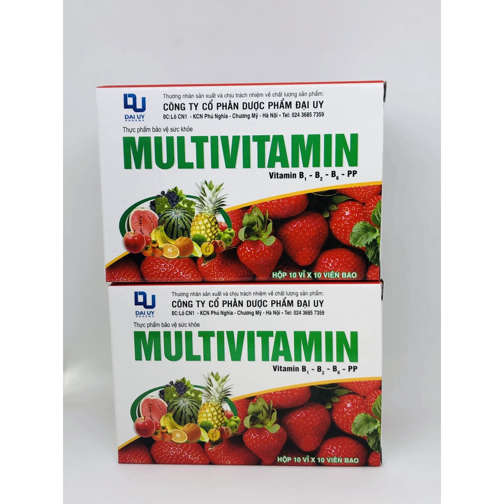 - Hộp 100 viên - Bổ sung Vitamin B1, B2, B5, B6, PP, tăng cường bồi bổ sức khỏe, tăng đề kháng
