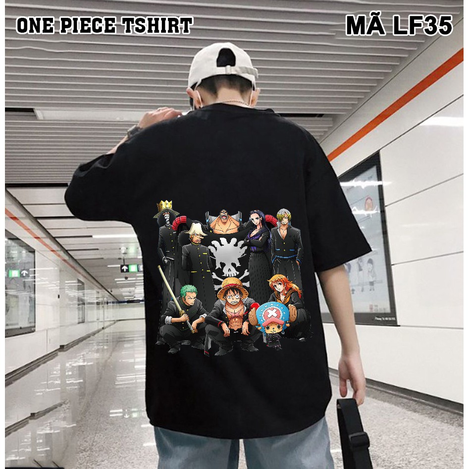 ⚡CHẤTCAO CẤP⚡ Áo Phông ONE PIECE Nam Nữ Tay Lỡ đủ size (40-90kg)  100% Cotton  Siêu Chất [OP26 - OP37]