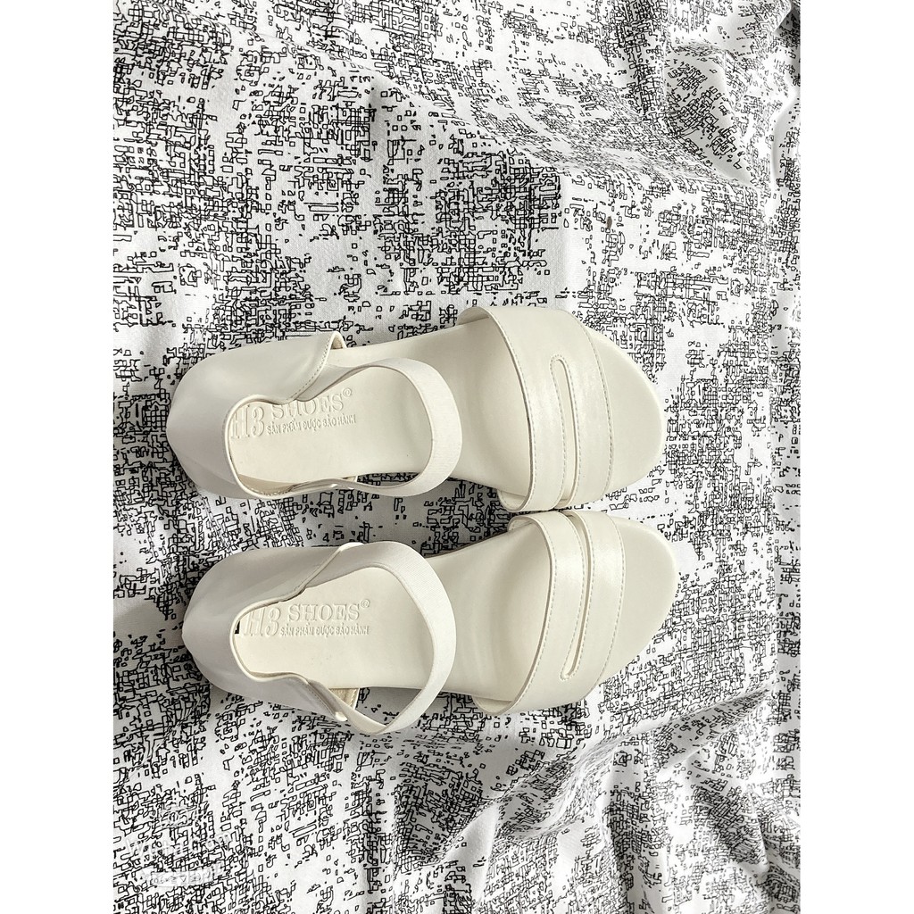 H3Shoes - Sandal đế bệt quai ngang, Bích hậu, bản to , đế TPR