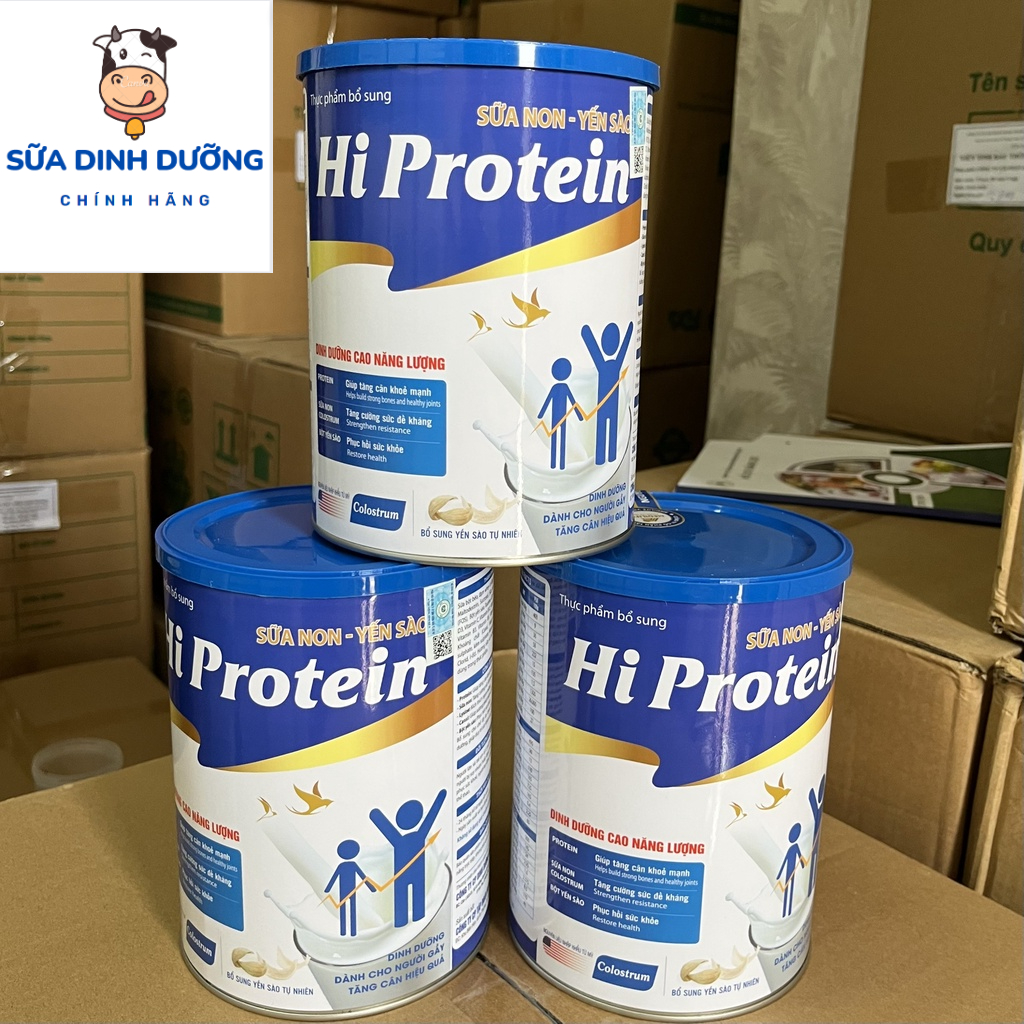 Sữa tăng cân Hiweight Protein 900g, Sữa tăng cân cho người gầy, Sữa tăng cân cho bé từ 1 tuổi và người lớn