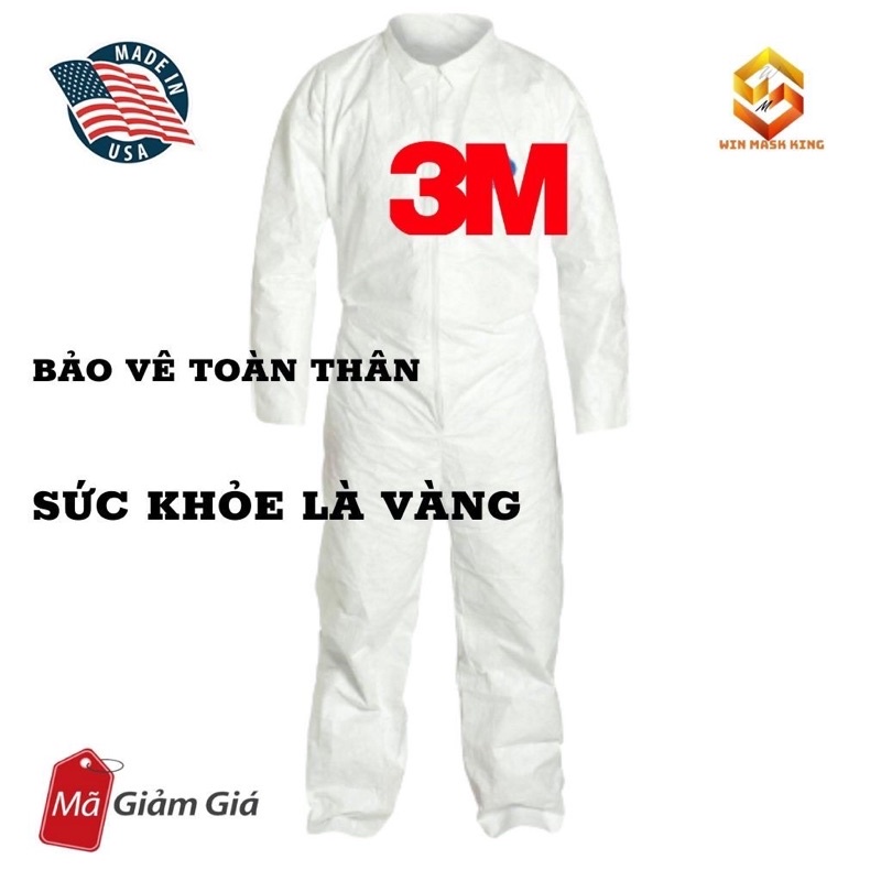 Quần Áo Bảo Hộ 3M-4515,chống Hoá Chất-Chống -Dịch- phun thuốc