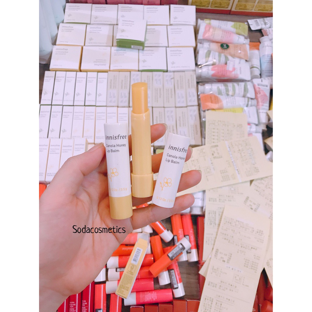 Son Dưỡng Innisfree Canola Honey Lip Balm(THANH LÝ DATE THÁNG 6/2021)