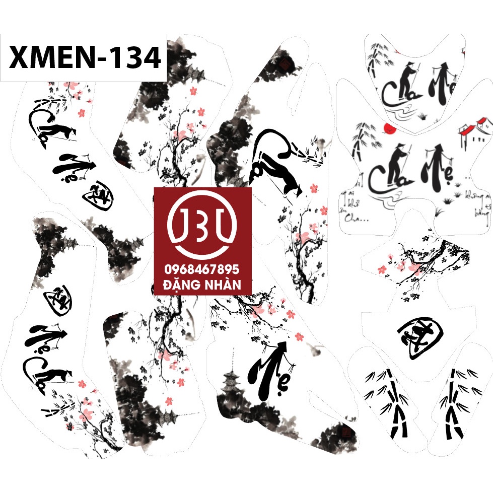 TEM TRÙM XE ĐIỆN XMEN MÃ 134