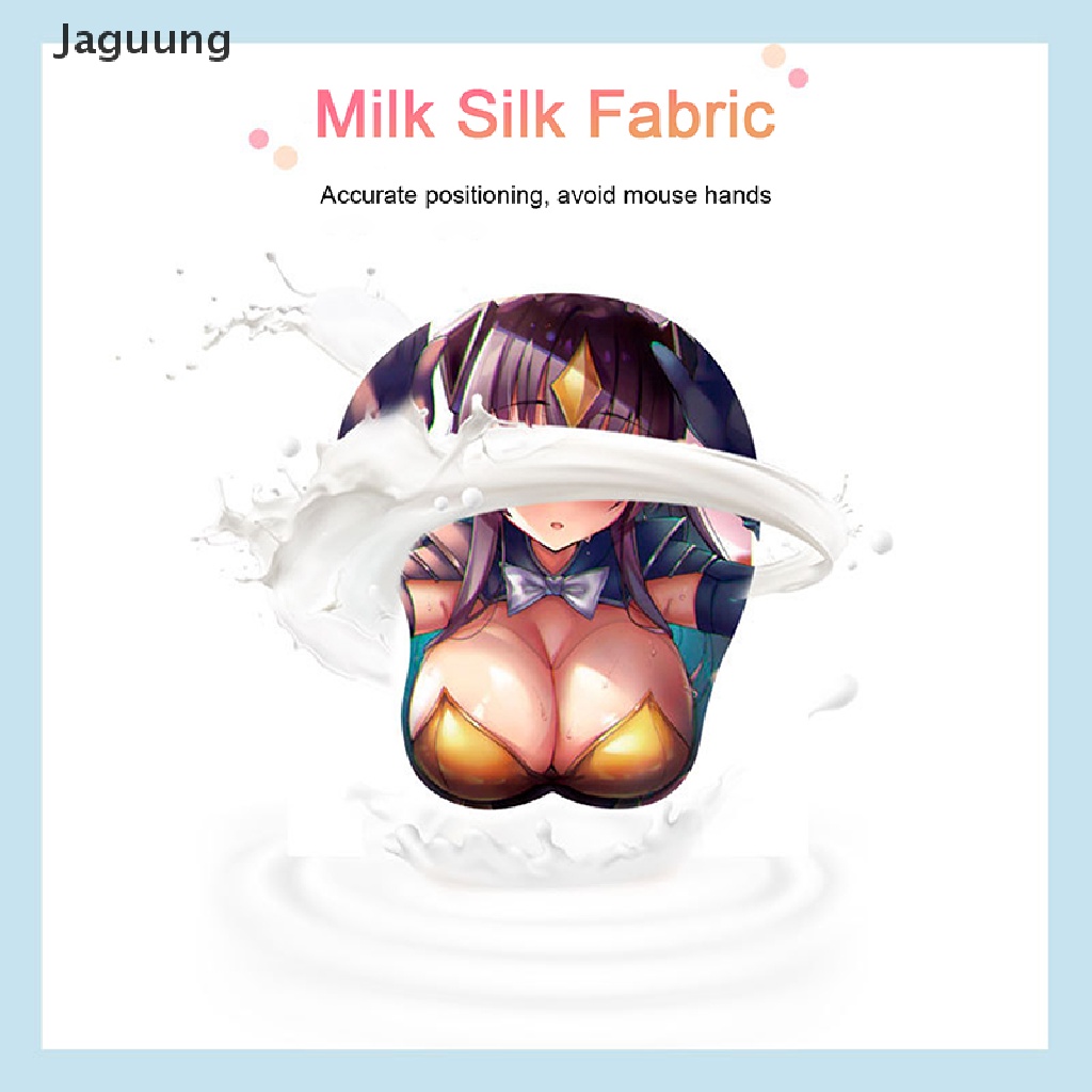 Miếng lót chuột kê cổ tay bằng silicon thiết kế hình nhân vật anime 3D gợi cảm