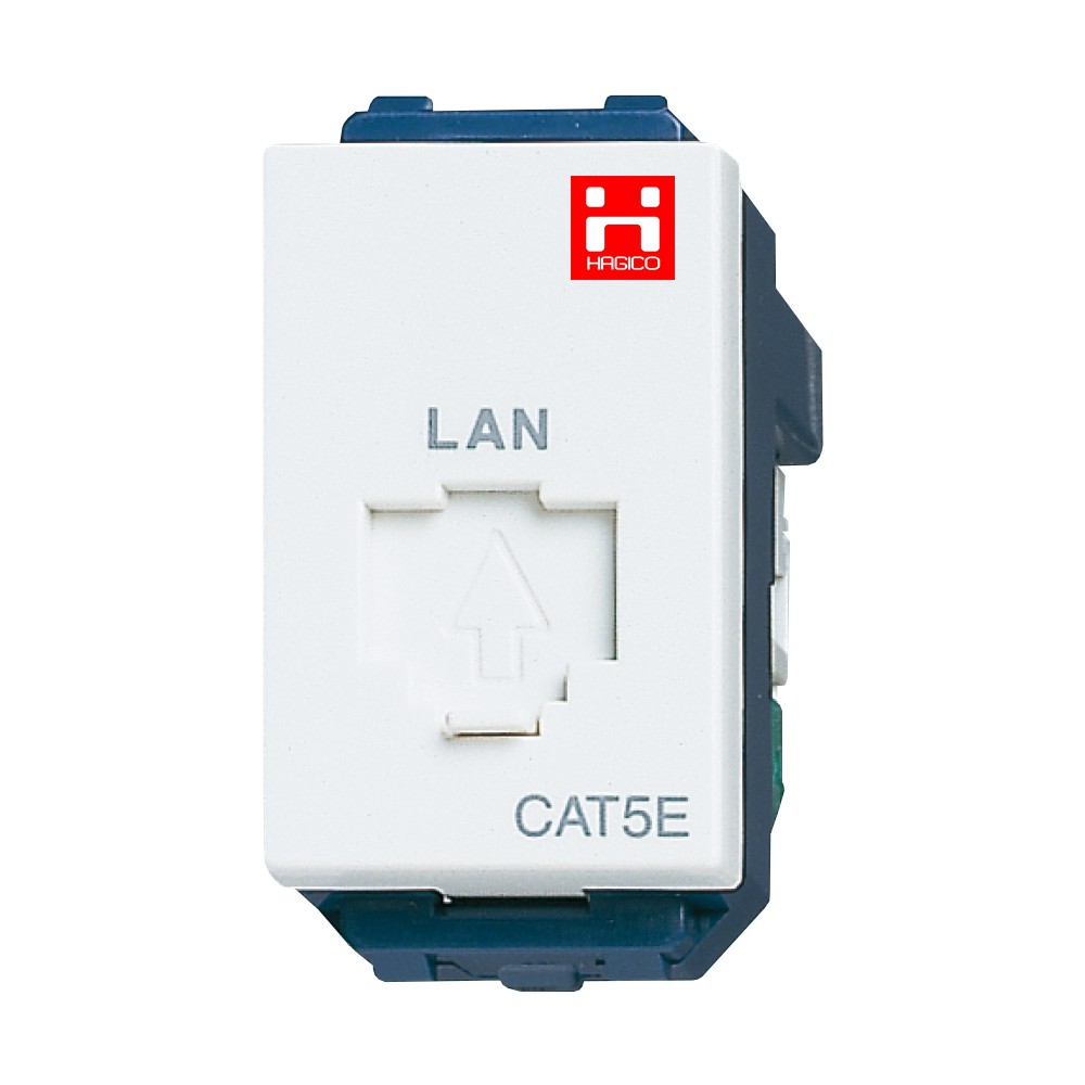 Ổ nhân mạng RJ45 CAT5 CAT6 Panasonic WEV2488SW WEV24886SW có màng che