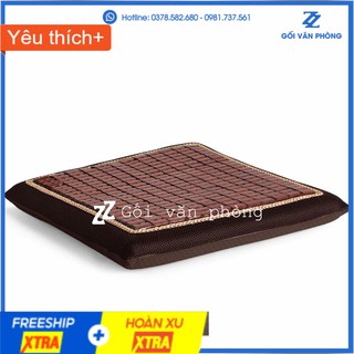 GỐI LÓT GHẾ MẶT TRÚC MÁT GLM-01. ĐỆM NGỒI HÌNH VUÔNG MẶT TRÚC