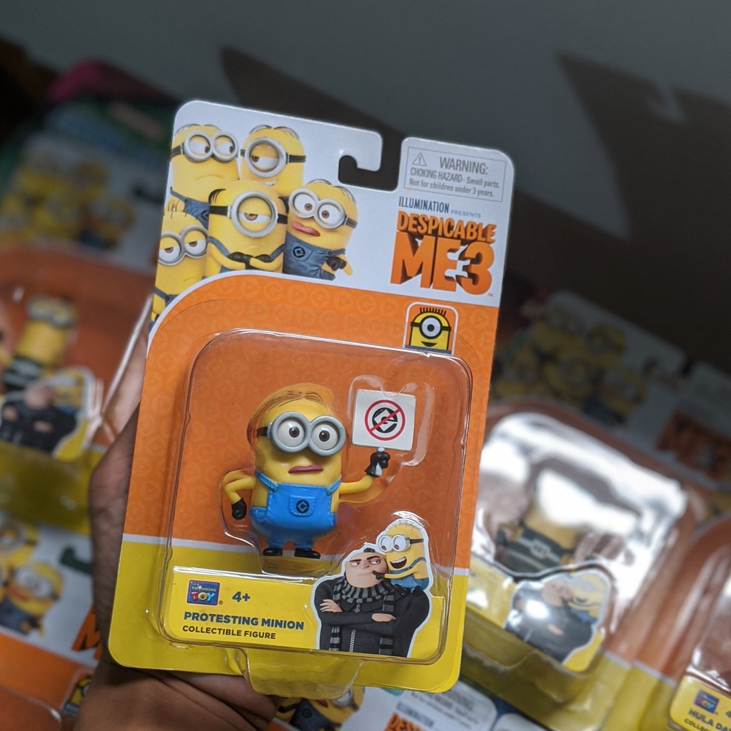 Combo 3 Đồ chơi Minion Bất Kỳ Đồ chơi Bộ Sưu Tập Minions Despicable Me 3 ( Kẻ Cắp Mặt Trăng 3) Nhựa An Toàn Hàng Nhập Mỹ