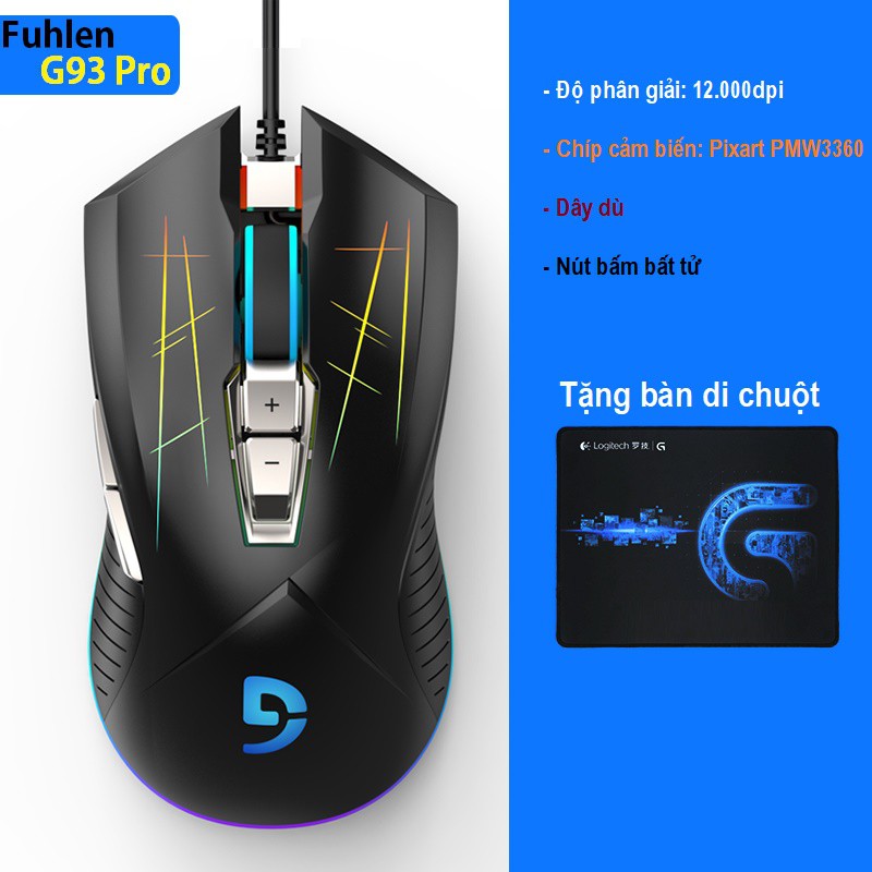 Chuột gaming Fuhlen G93 Pro – Siêu Chuột Gaming