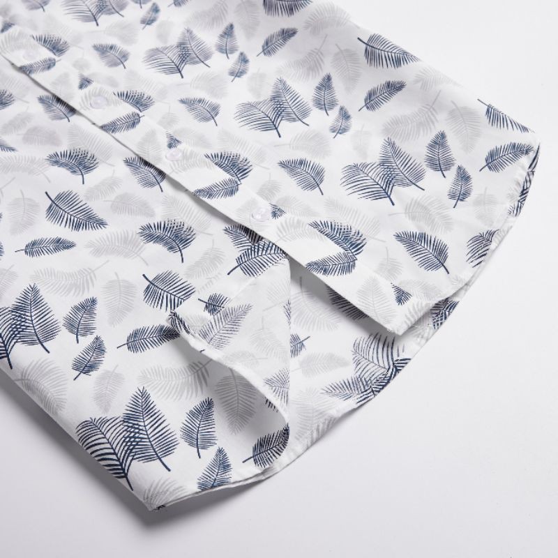 [size to <110kg] Áo sơ mi nam tay ngắn HỌA TIẾT trẻ trung thoáng mát | BigBuy360 - bigbuy360.vn