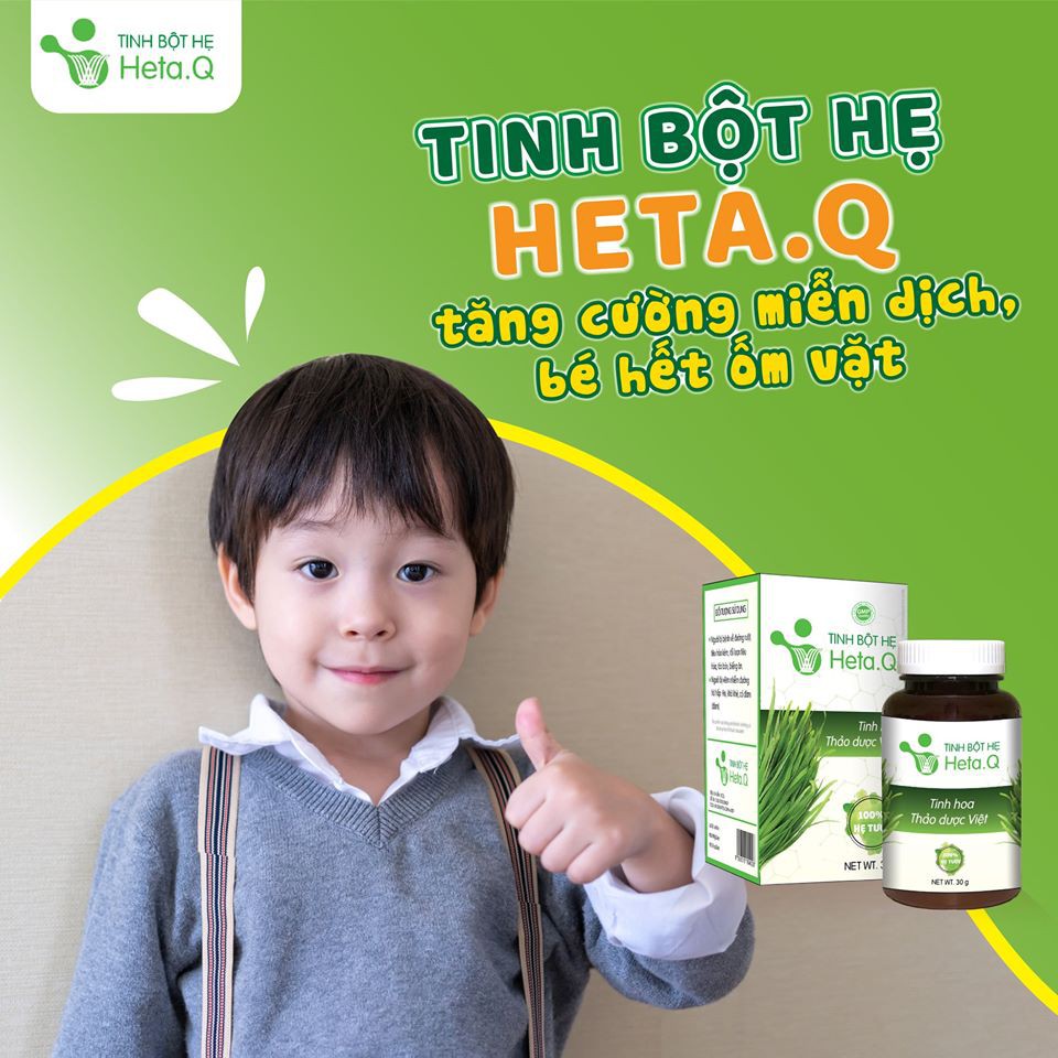 Tinh Bột Hẹ Heta.Q - Hỗ trợ điều trị táo bón, biếng ăn ở trẻ nhỏ (Hộp 30g)