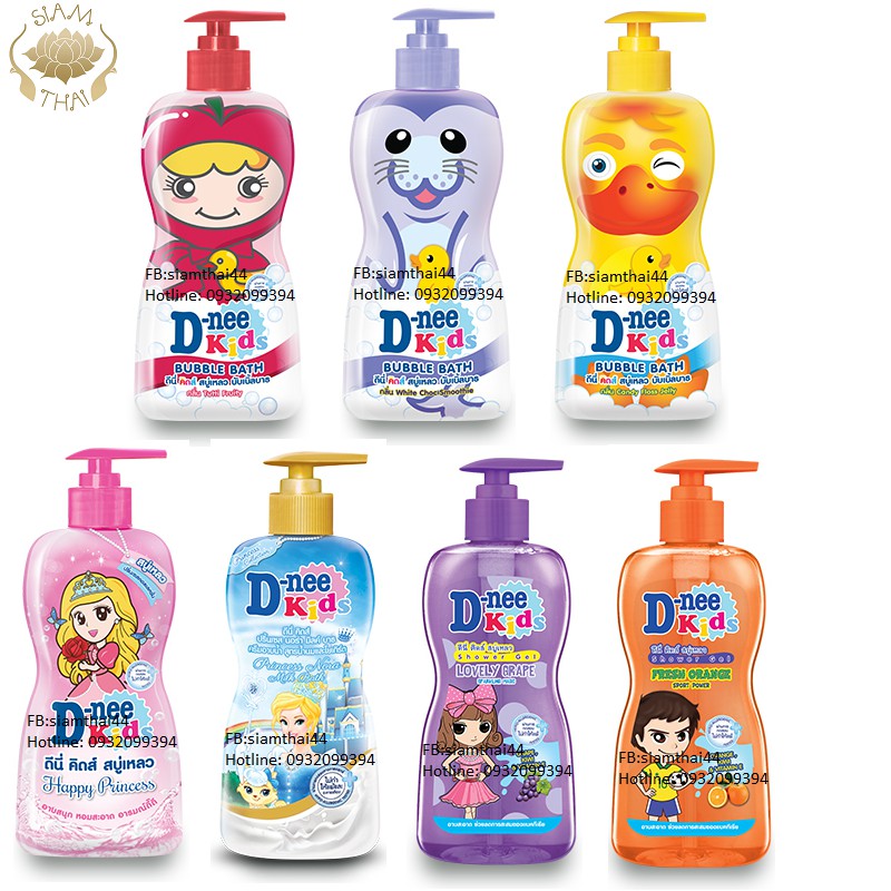 Sữa Tắm Dnee Kid Thái Lan Dạng Gel Cho Bé Từ 3 Tuổi Trở Lên 400ml