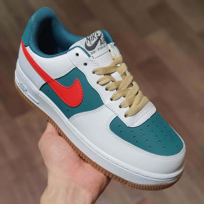 Giày Thời Trang Nike AF1 Gucci Cổ Thấp, Giày Thể Thao Nam Nữ Air Force 1 Đế Khâu Cao Su Siêu Nhẹ