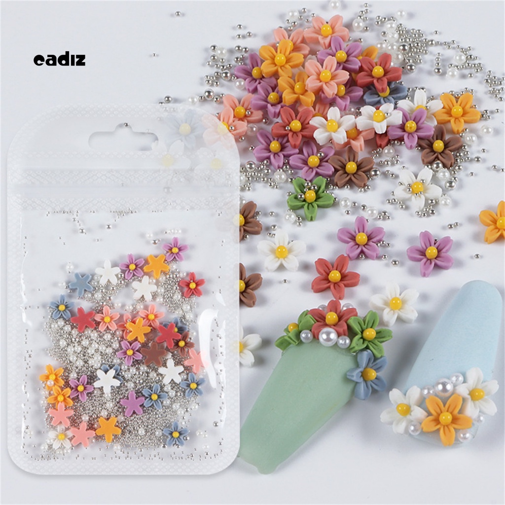 Phụ Kiện Trang Trí Móng Tay Sang Trọng Hình Hoa Ba Chiều