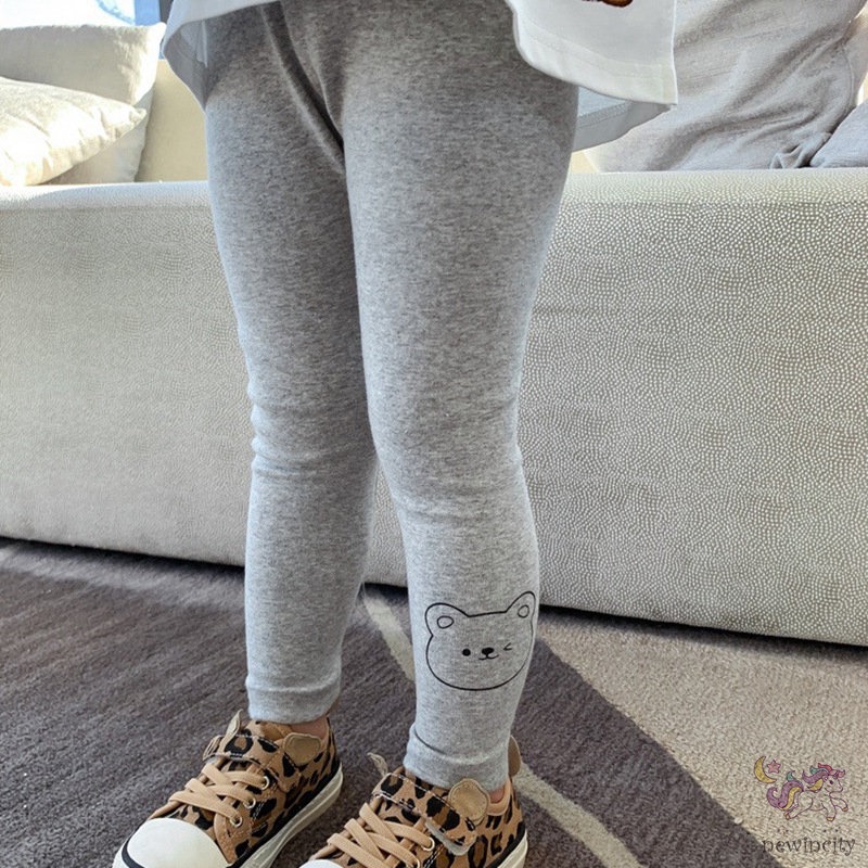 Quần Legging In Họa Tiết Hoạt Hình Xinh Xắn Dành Cho Bé Gái