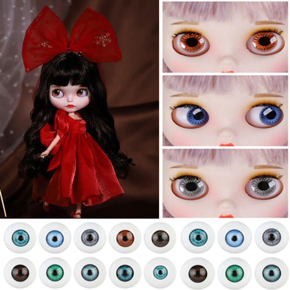 1 Cặp Mắt Nhựa Acrylic 24mm 30mm Cho Búp Bê BJD