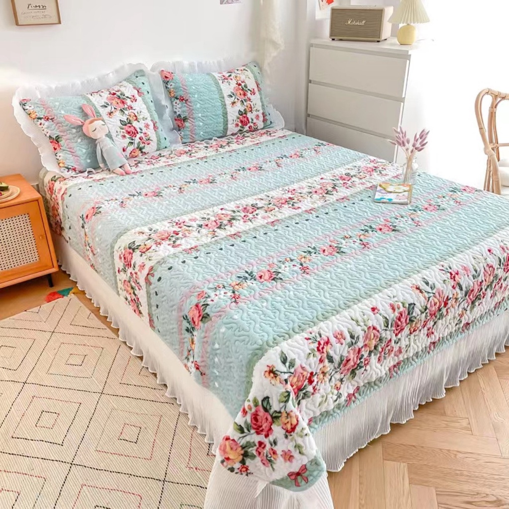 BỘ CHĂN GA GỐI NỈ NHUNG TUYẾT SỮA BABY VIỀN PHỦ CAO CẤP