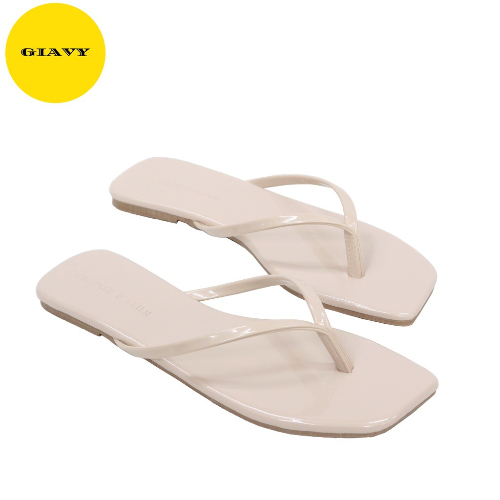 Dép kẹp nữ quai mảnh mũi vuông thời trang NK1000 - GIAVY