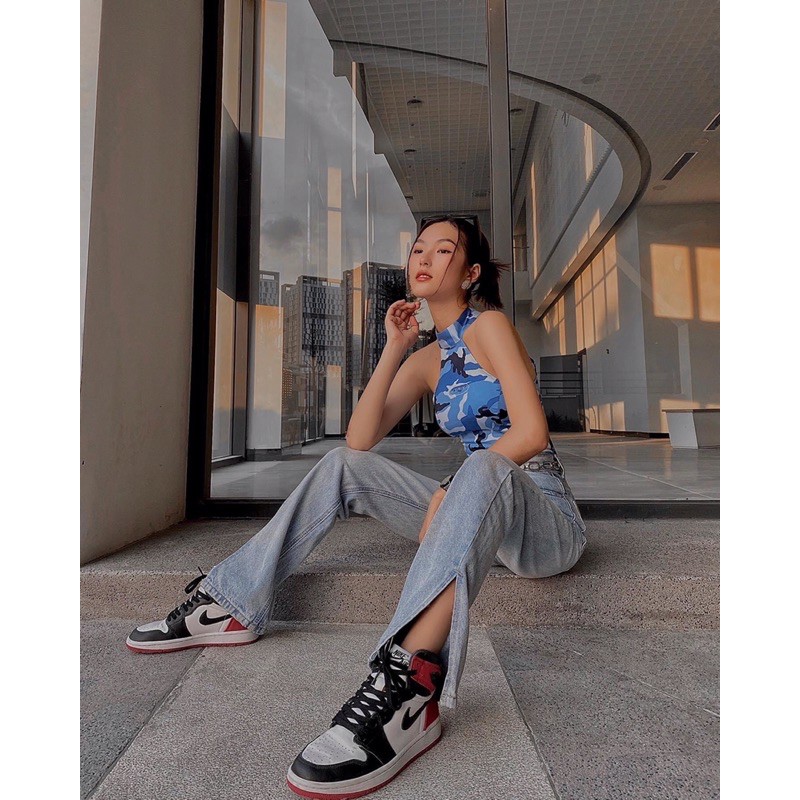 Quần Jen Xẻ Lai Thuộc Thương hiệu Rocky Denim