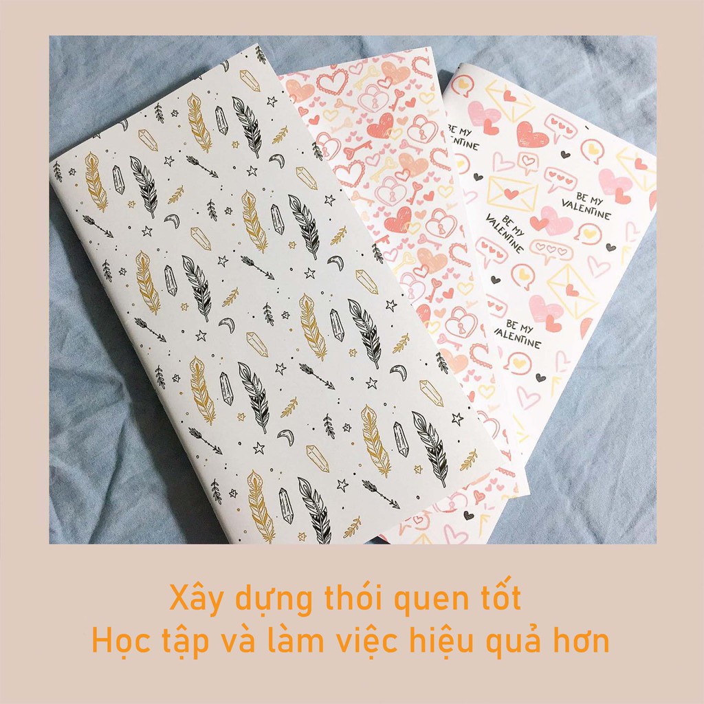 Sổ tay học từ vựng tiếng anh ghi chép từ mới, cấu trúc câu bìa mềm 64 trang