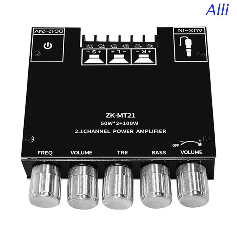 Bảng Mạch Khuếch Đại Công Suất 100 Kênh 2.1 50Wx2+100W ZK-MT21