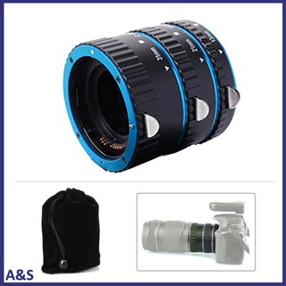 Metal Mount Lens Adapter Auto Focus AF Macro Extension Tube Ring for Canon EOS