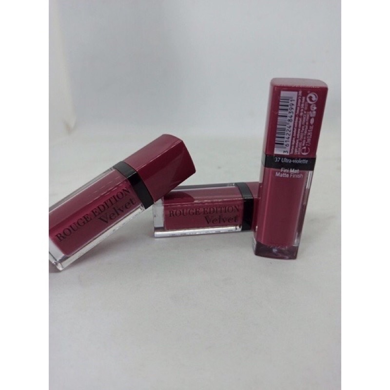 Son Bourjois velvet 19 đỏ rượu