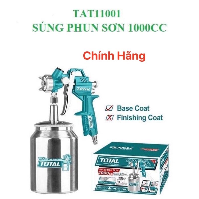 TOTAL Súng phun sơn 1000cc TAT11001