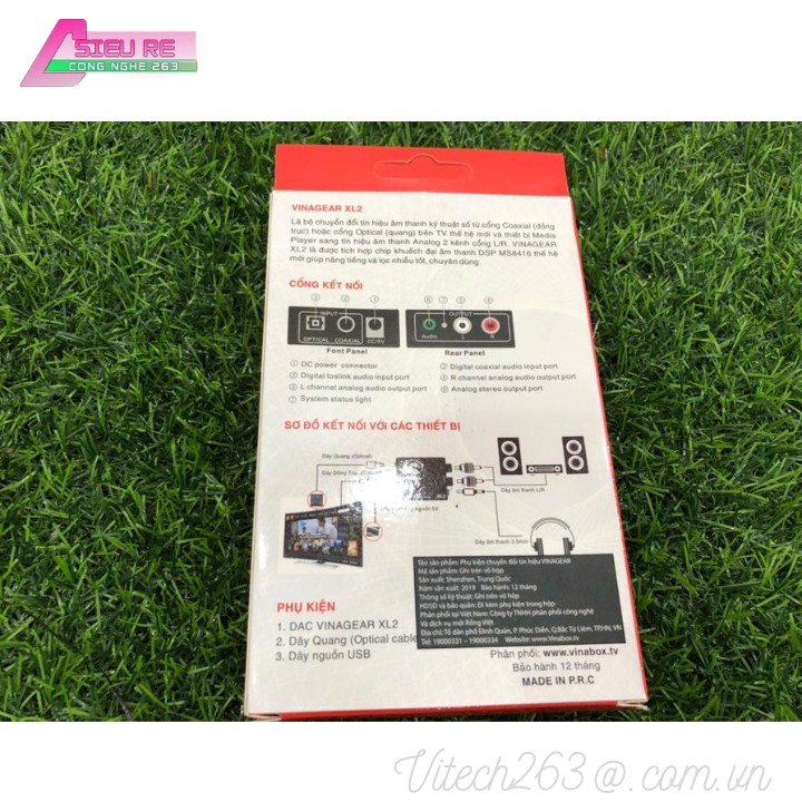 Bộ Chuyển Âm Thanh TV 4K Quang Optical Sang Audio AV ra Amply + Cáp optical - Bộ chuyển đổi tín hiệu quang có cổng 3.5