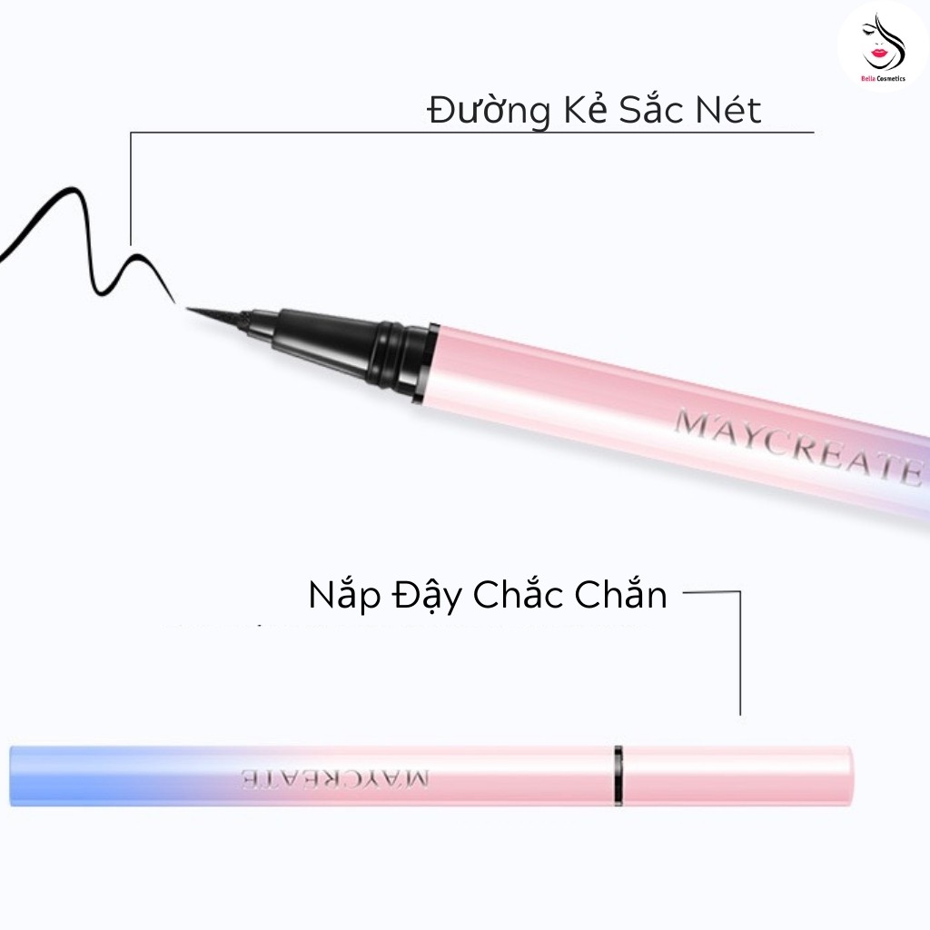 Bút Kẻ Mắt Nước Eyeliner Maycreat Chống Trôi | BigBuy360 - bigbuy360.vn