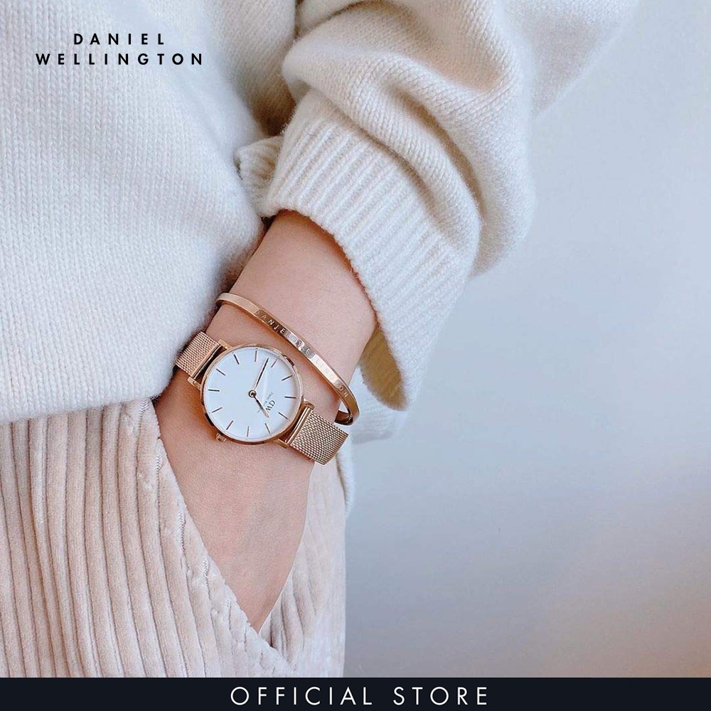 Vòng tay Daniel Wellington màu vàng hồng Classic Bracelet