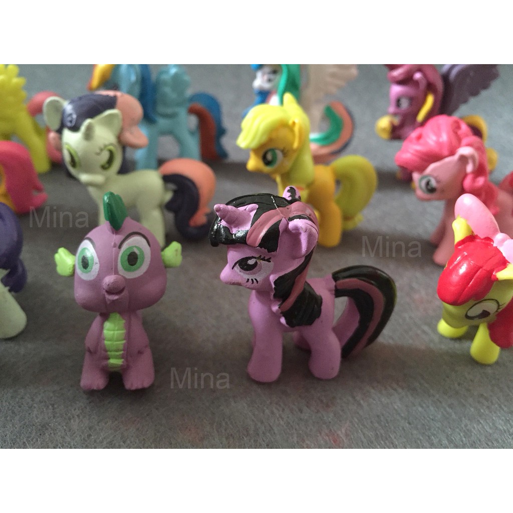 Set 12 nhân vật chú ngựa Pony