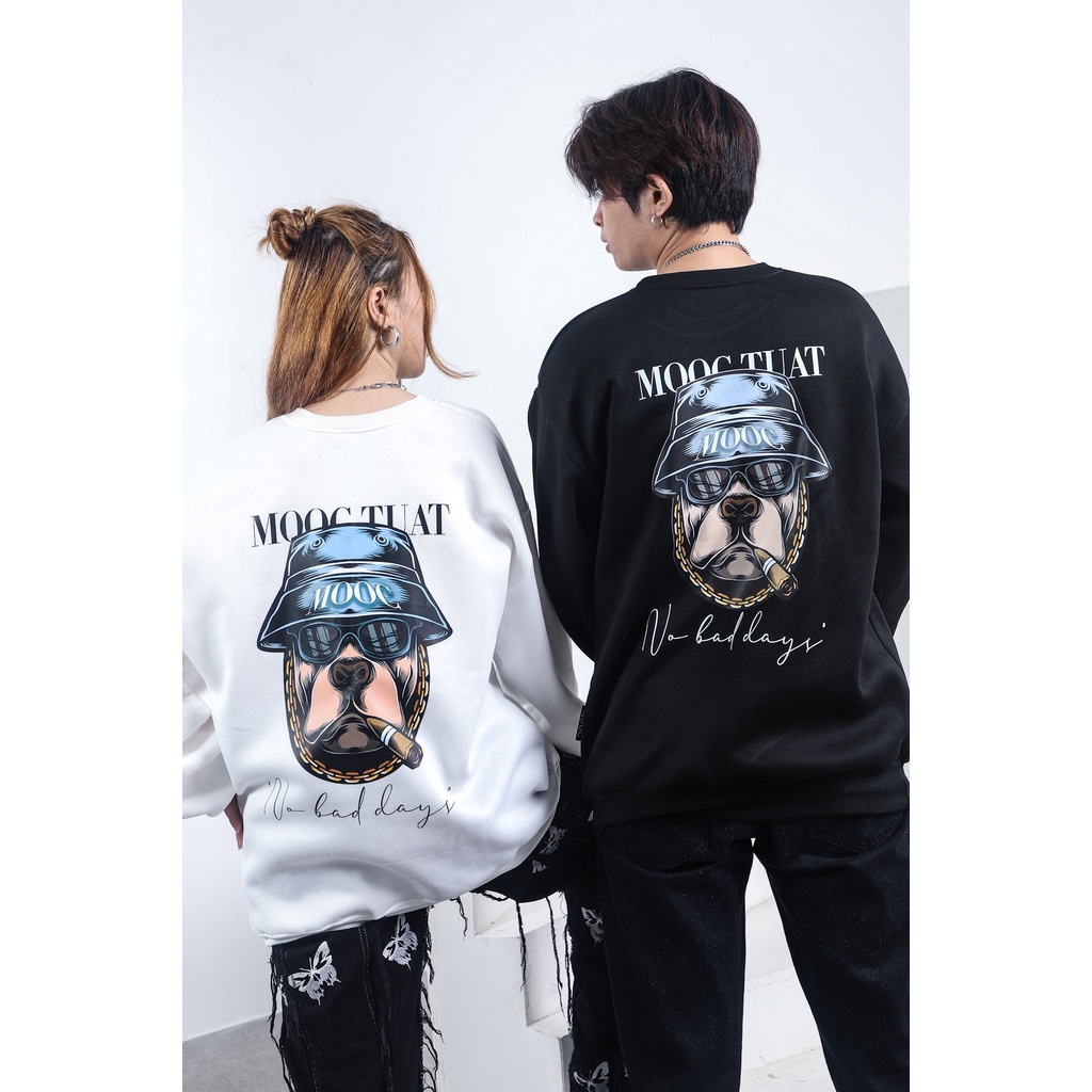 Áo nỉ bông Unisex MOOC CLOTHES 12 con giáp -Hình Chó | BigBuy360 - bigbuy360.vn