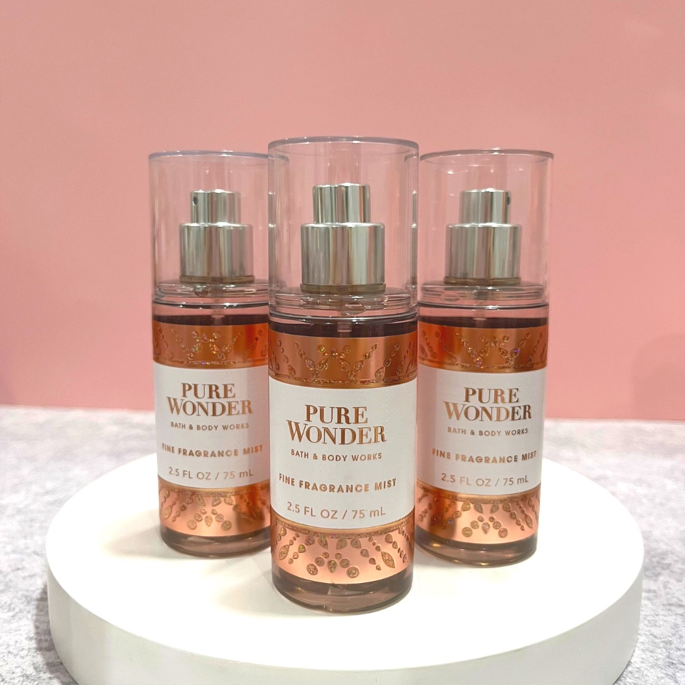 Xịt Thơm Bath & Body Works Pure Wonder Fine Fragrance Mist Size Mini 75ml Hương Thơm Dịu Nhẹ