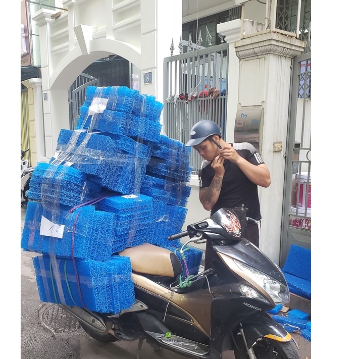 Bùi nhùi không keo Jmat AC cỡ 35x20cm đến 50x25cm làm sạch nước bể cá cảnh