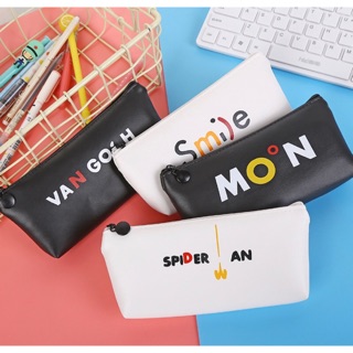 BÓP VIẾT - BÓP TIỀN NGANG TRẮNG ĐEN