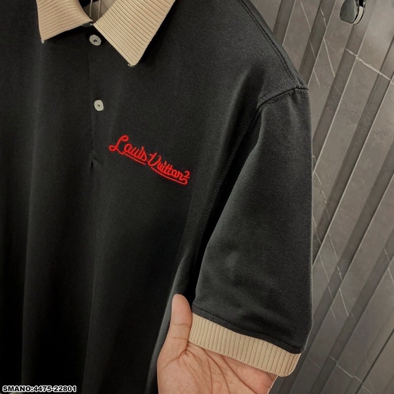 Áo Polo Nam Nữ Chữ Thêu Cao Cấp Sang Trọng