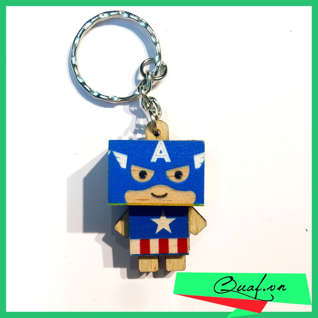 Móc khóa danbo Marvel - Captain American