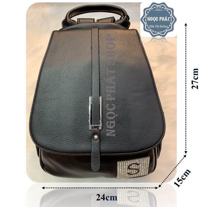 BALO NỮ XINH CHỮ S - CHẤT LIỆU DA QUẢNG CHÂU - HÀNG XỊN ĐẸP [5 NGĂN]