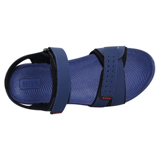 Sandal đế bằng nam Bita's SPS.140 (Đen + Navy + Xám)