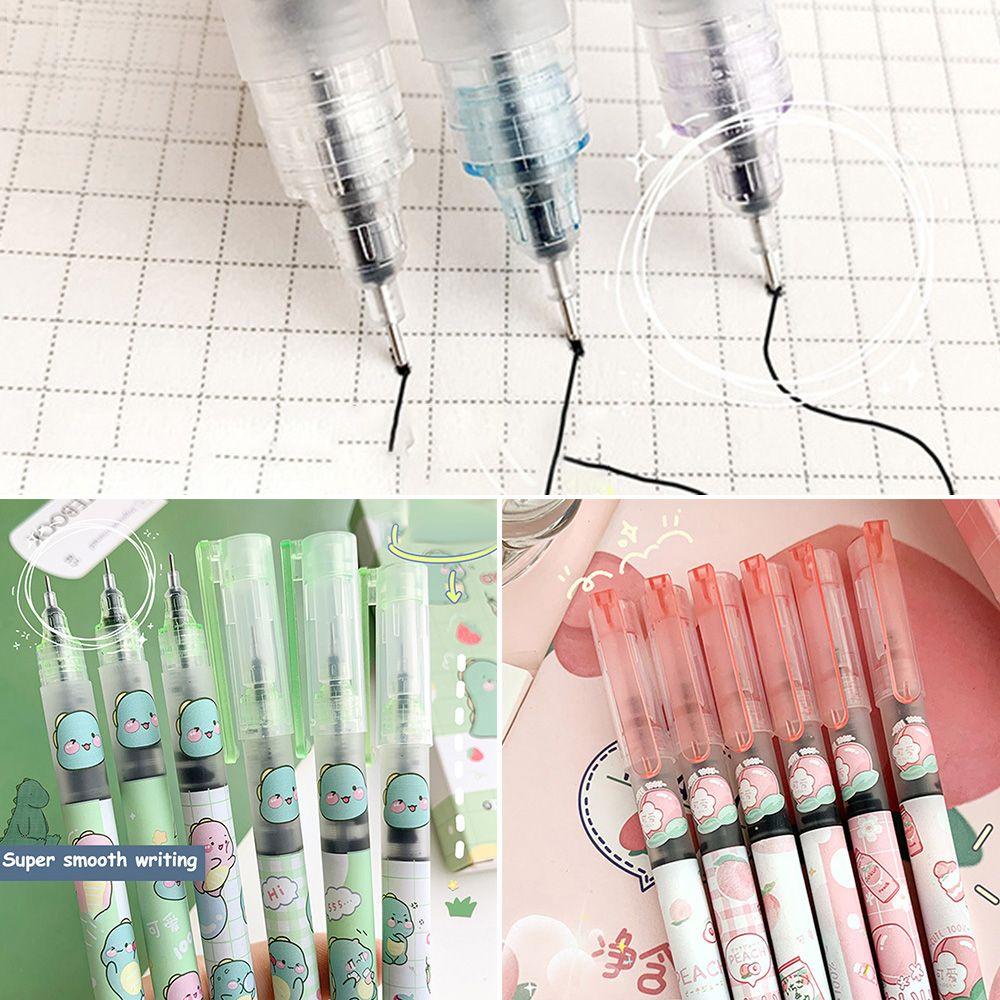 Set 6 Bút Bi Màu Sắc Cầu Vồng Xinh Xắn